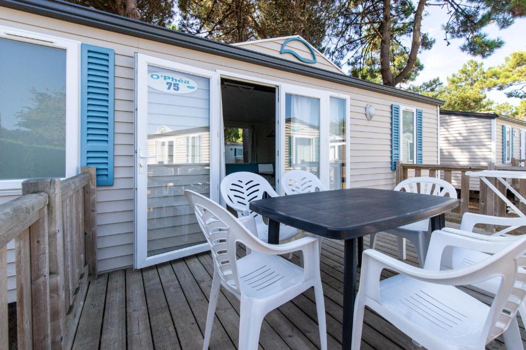 terrase 2 mobil-homes 4 pers
